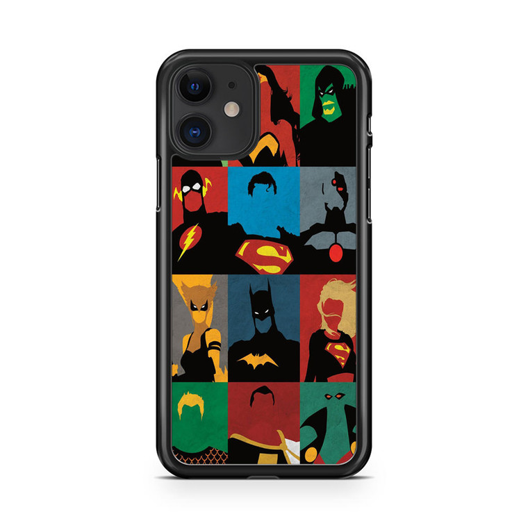 DC Comic All Heroes iPhone 11 Case