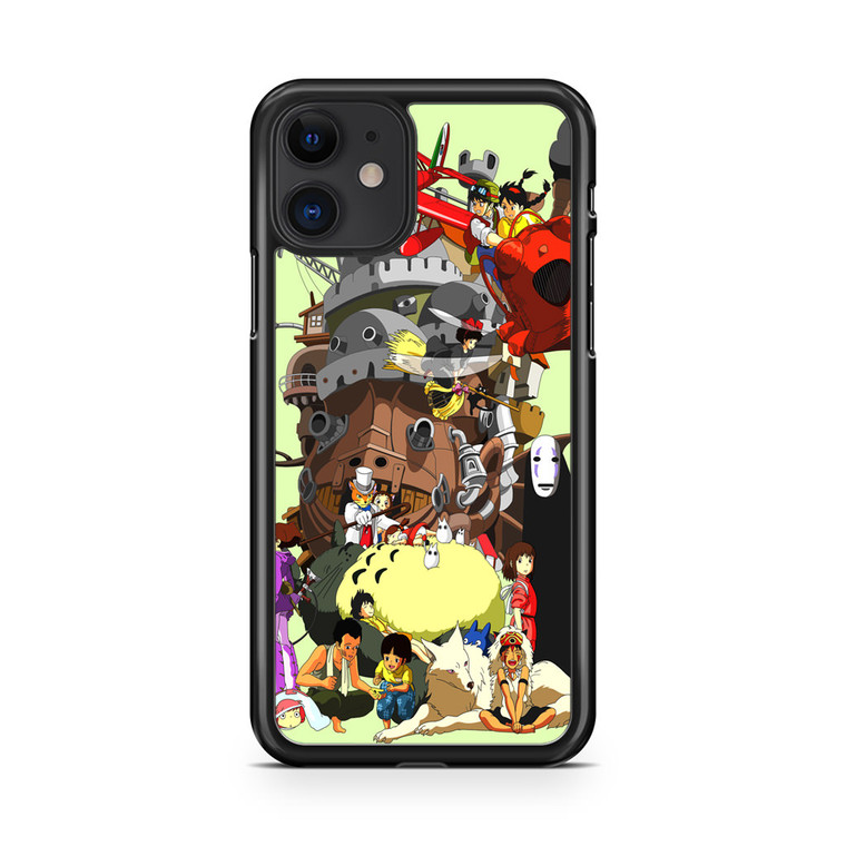 Studio Ghibli Collage iPhone 11 Case