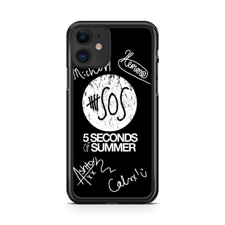 5SOS Signature iPhone 11 Case