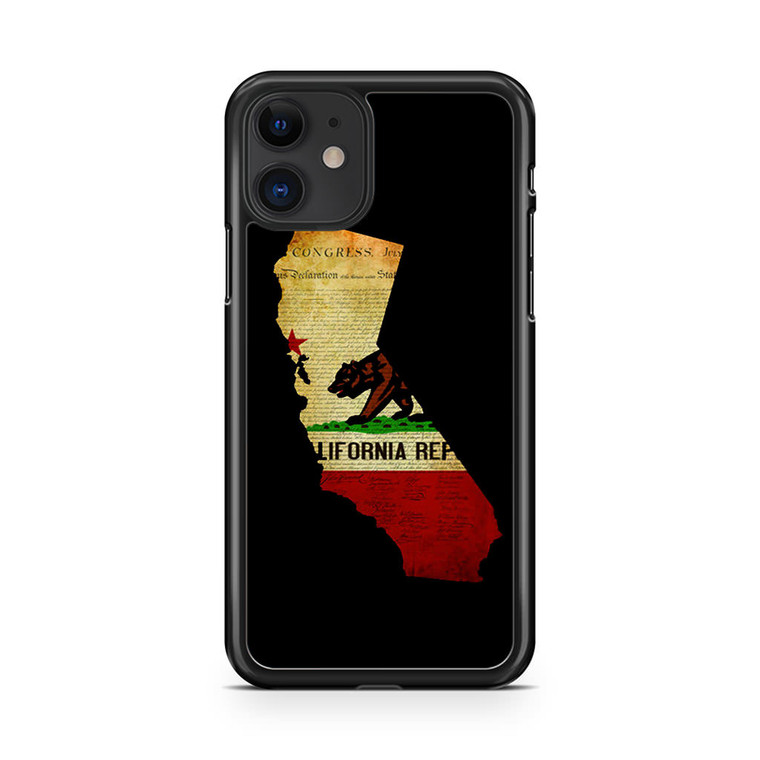 California State Grunge iPhone 11 Case
