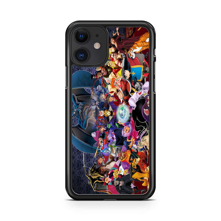 Disney All Villians Characters iPhone 11 Case