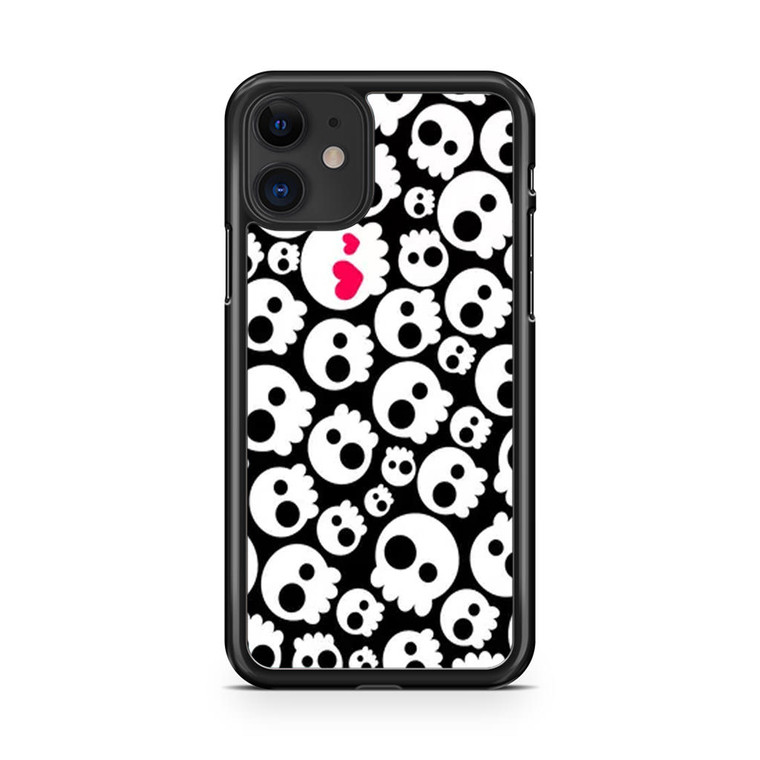 Funny Skull Pattern iPhone 11 Case