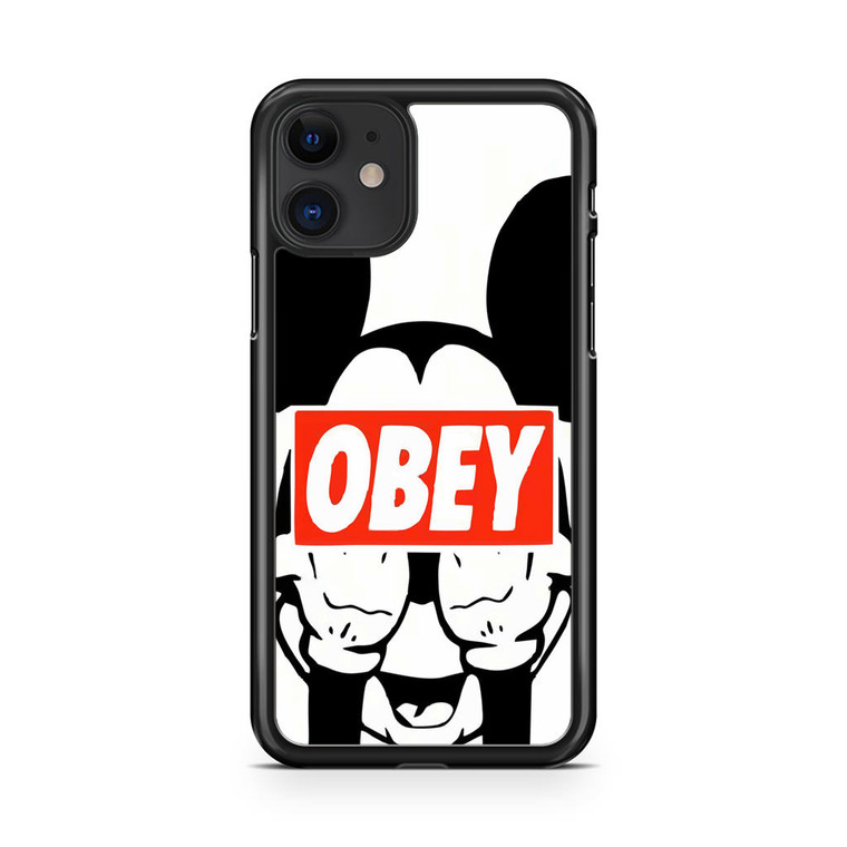 Mickey obey Style iPhone 11 Case