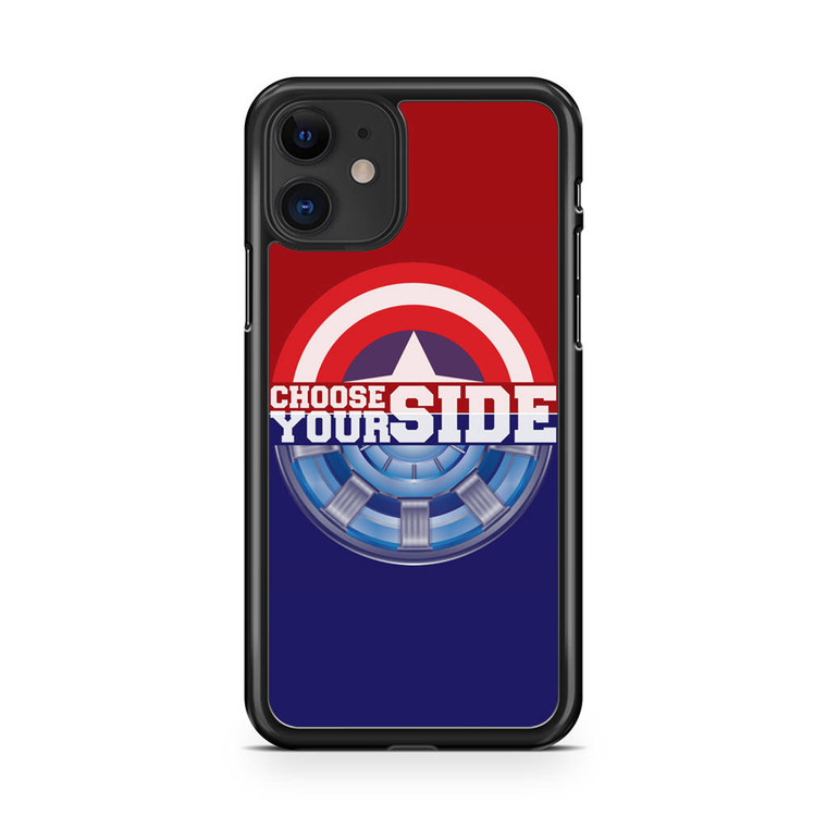 Civil War Choose Your Side iPhone 11 Case