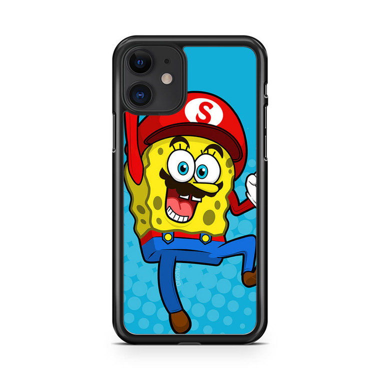 Spongebob Super Mario iPhone 11 Case