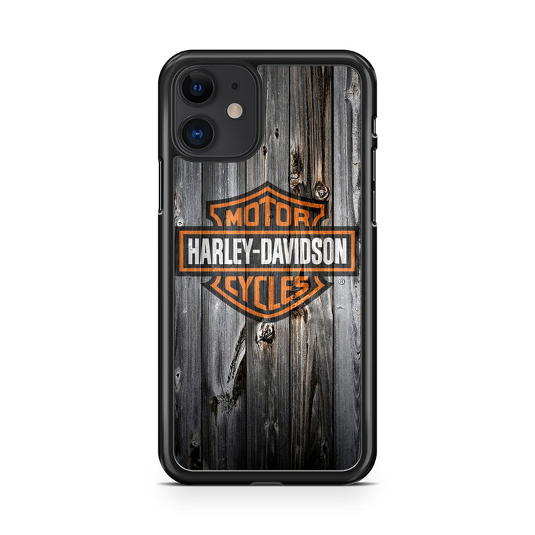 Harley Davidson Wood Art iPhone 11 Case