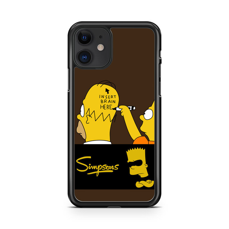 Simpsons Naughty Bart iPhone 11 Case
