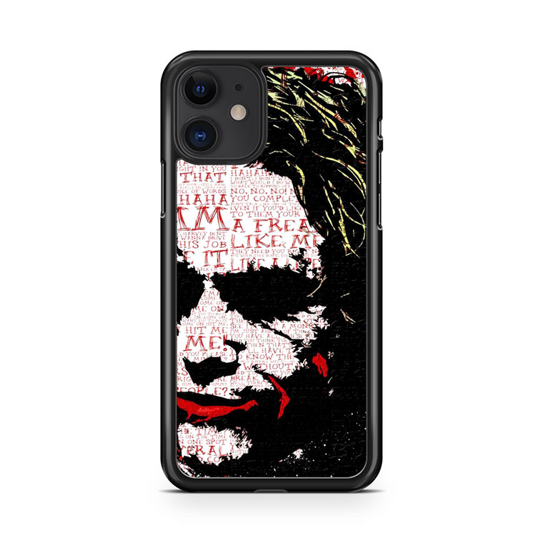 Joker Typograph iPhone 11 Case