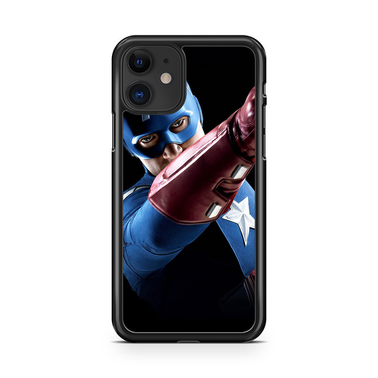 Avengers Captain America Art iPhone 11 Case