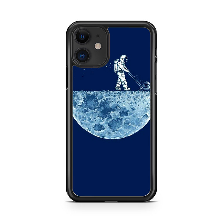 Funny Astronaut Farming Moon iPhone 11 Case