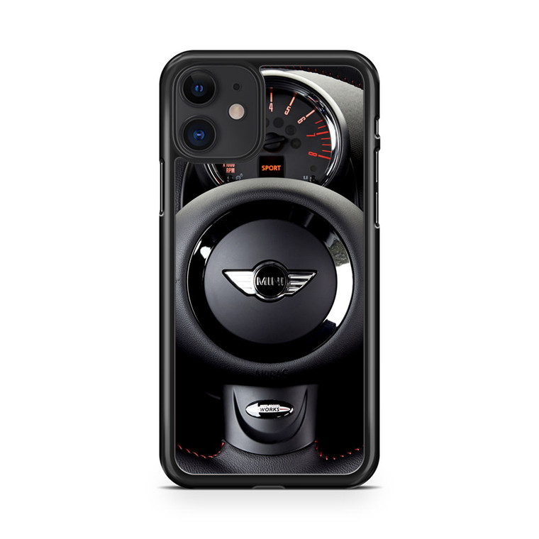 Mini Cooper Steering Wheels iPhone 11 Case