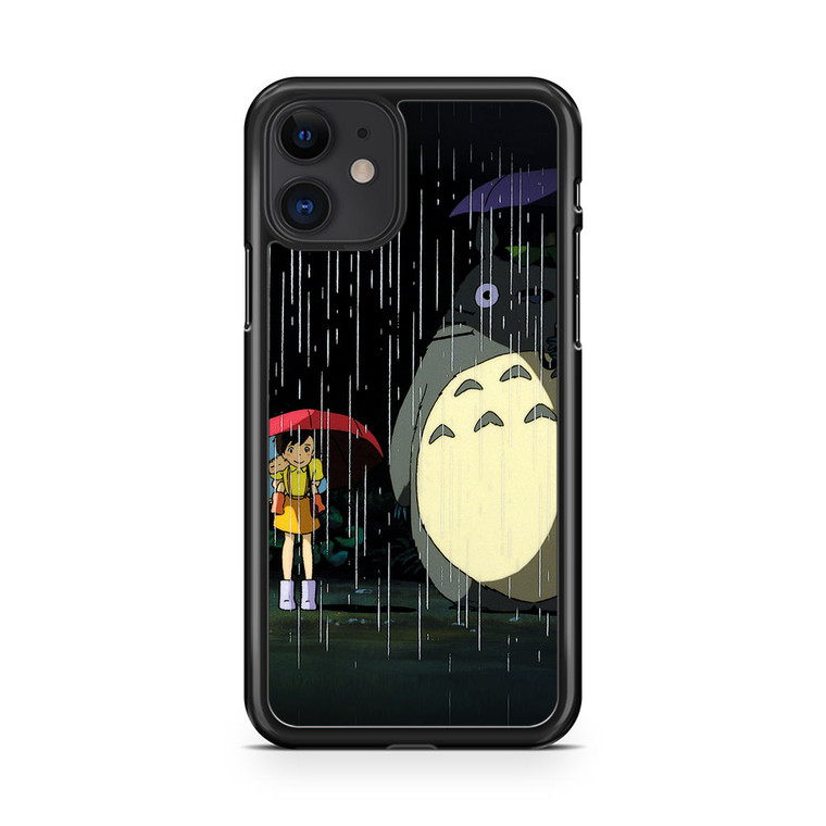 My Neighbor Totoro Art Illust Rain iPhone 11 Case