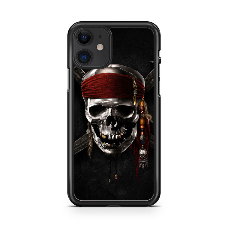 Pirates of Carribean Skull Logo iPhone 11 Case