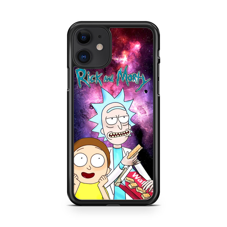 Rick and Morty Nebula Space iPhone 11 Case