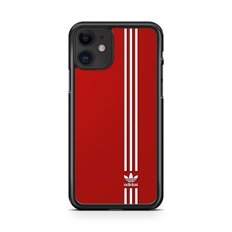 Brand Adidas Red White Sport iPhone 11 Case