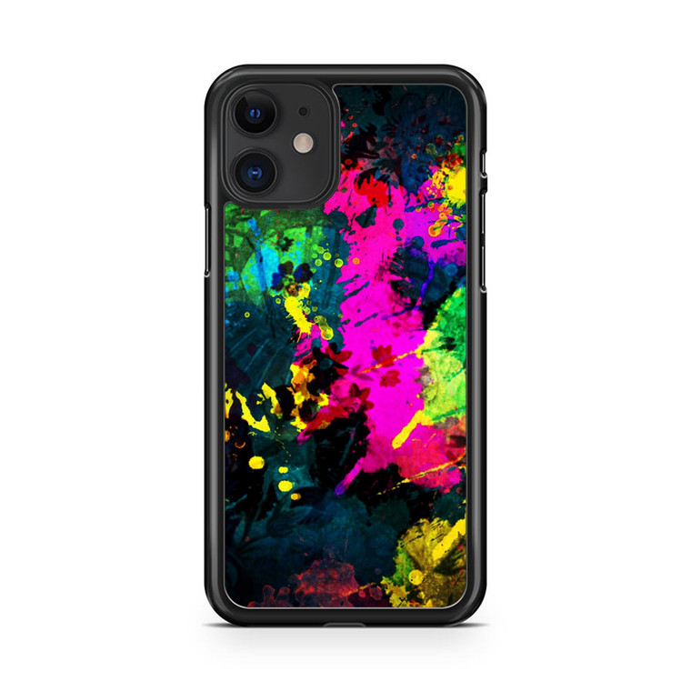 Mixture Colorfull Paint iPhone 11 Case