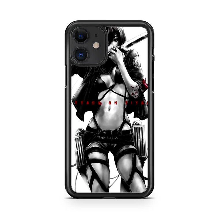 Attack On Titan Bw iPhone 11 Case