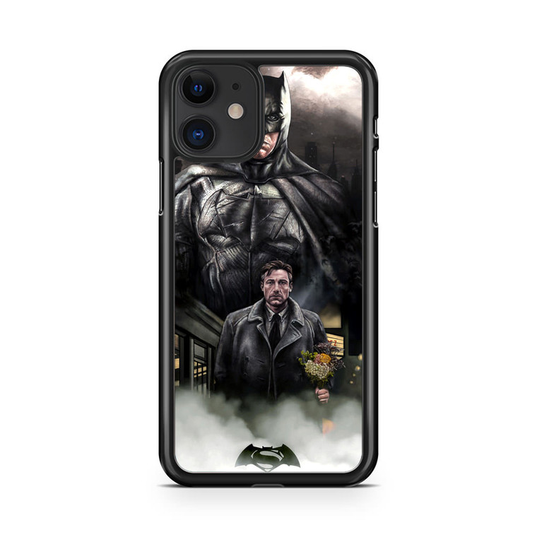 Ben Affleck Batman Art iPhone 11 Case