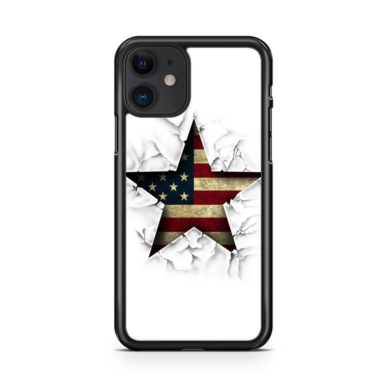 Grunge Star USA iPhone 11 Case