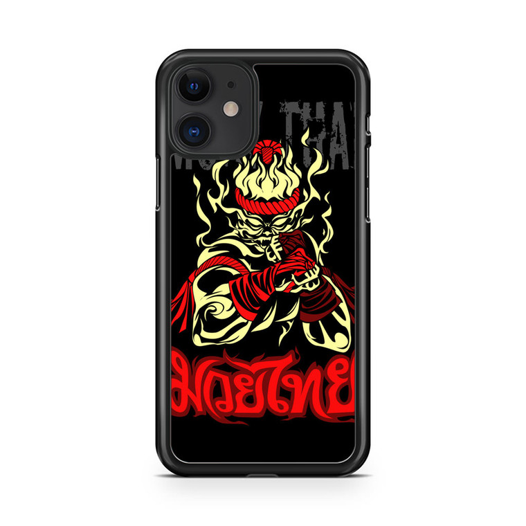 Muay Thai Flame Fighter iPhone 11 Case