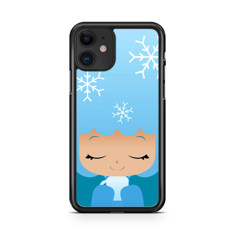 Winter Afro Girl iPhone 11 Case