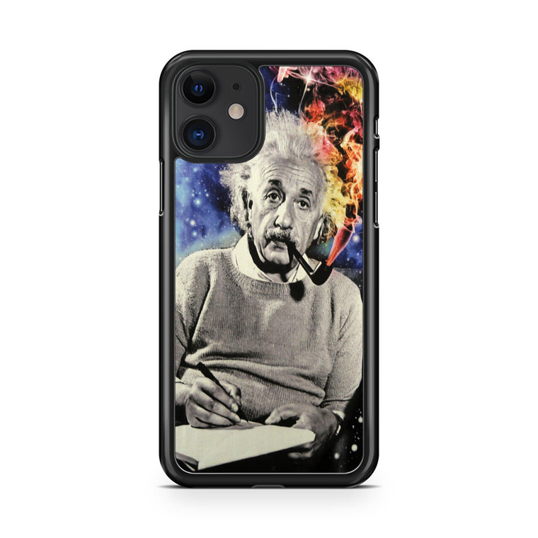 Albert Einstein Smoking iPhone 11 Case
