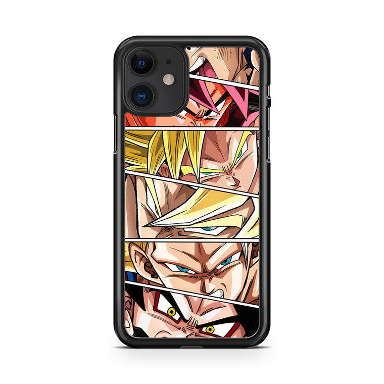 Goku Forms iPhone 11 Case