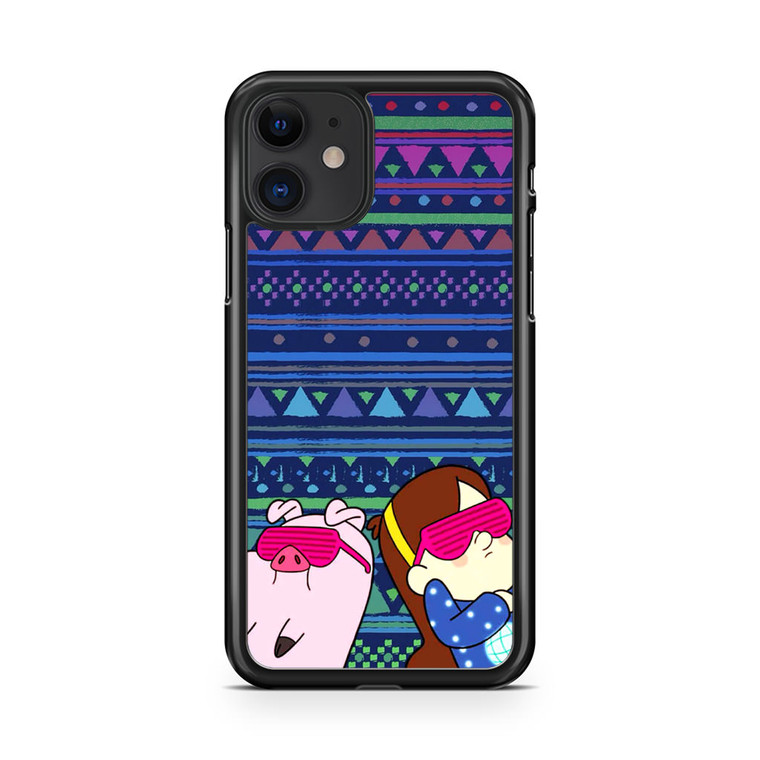 Gravity Falls Waddles And Mabel iPhone 11 Case