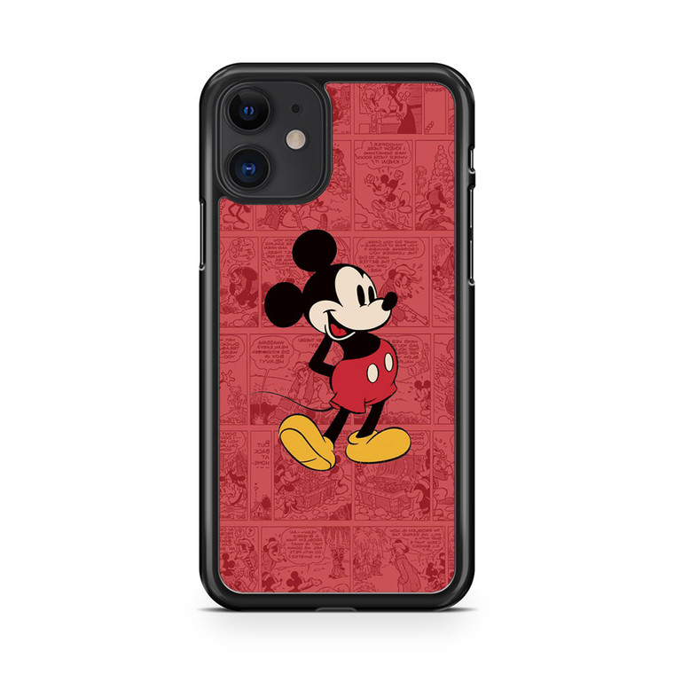 Mickey Mouse Black iPhone 11 Case