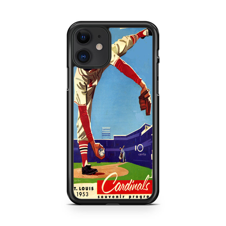 Vintage St Lous Cardinals Scorecard iPhone 11 Case