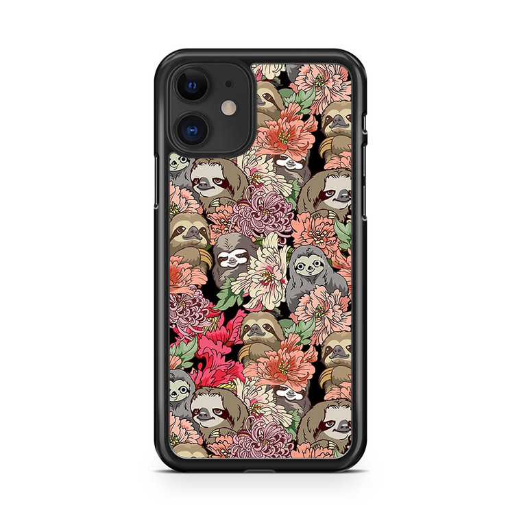 Because Sloth Flower iPhone 11 Case