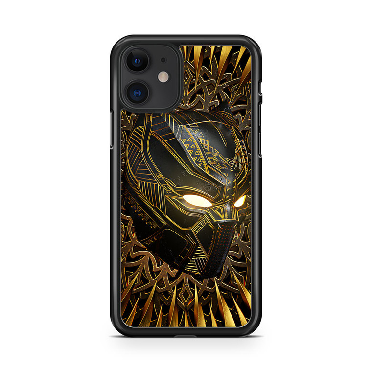 Black Panther Gold Mask iPhone 11 Case
