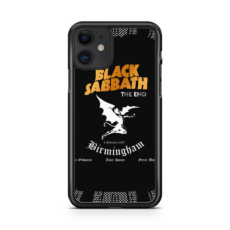 Black Sabbath The End Live Birmingham iPhone 11 Case