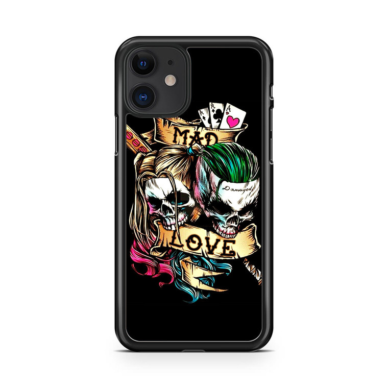 Mad Love Of Harley Quinn And Joker iPhone 11 Case