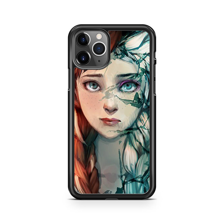 Disney Frozen Face Anna and Elsa iPhone 11 Pro Case