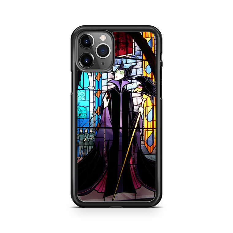Maleficent Sleeping Beauty Glass Design iPhone 11 Pro Case