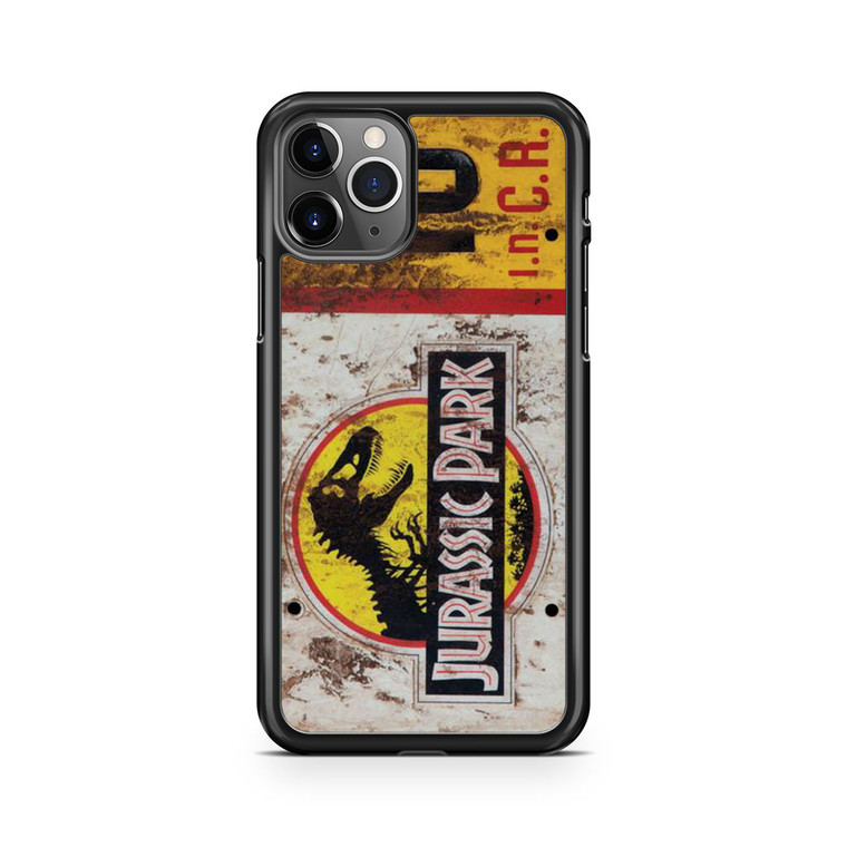 Jurassic Park Jeep License Number 10 iPhone 11 Pro Case