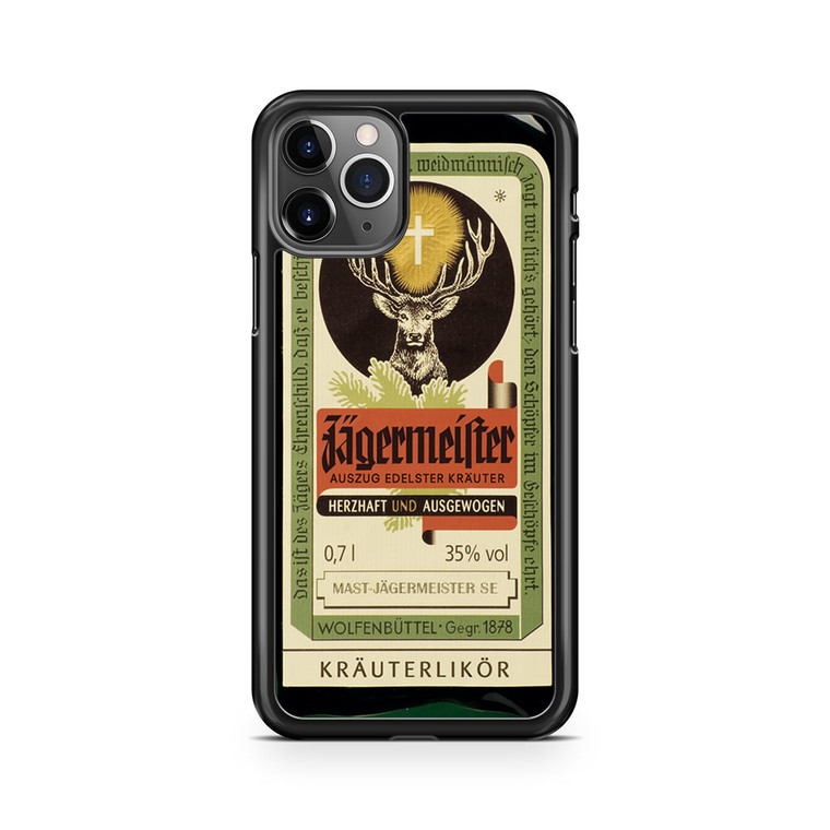 Jagermeister Retro Bottle iPhone 11 Pro Case