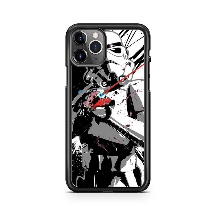 Star Wars Stormtrooper Art Print Illustration iPhone 11 Pro Case