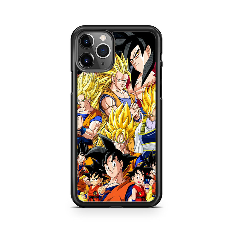 Dragon Ball Z Son Goku Collage iPhone 11 Pro Case