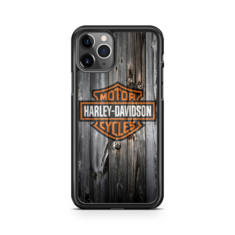 Harley Davidson Wood Art iPhone 11 Pro Case