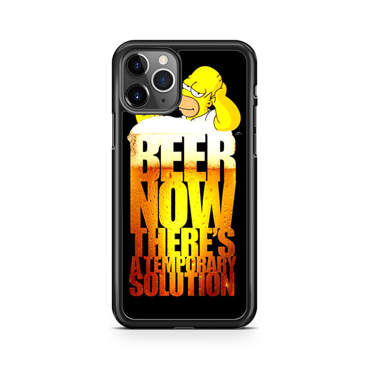 The Simpsons Poster Beer iPhone 11 Pro Case