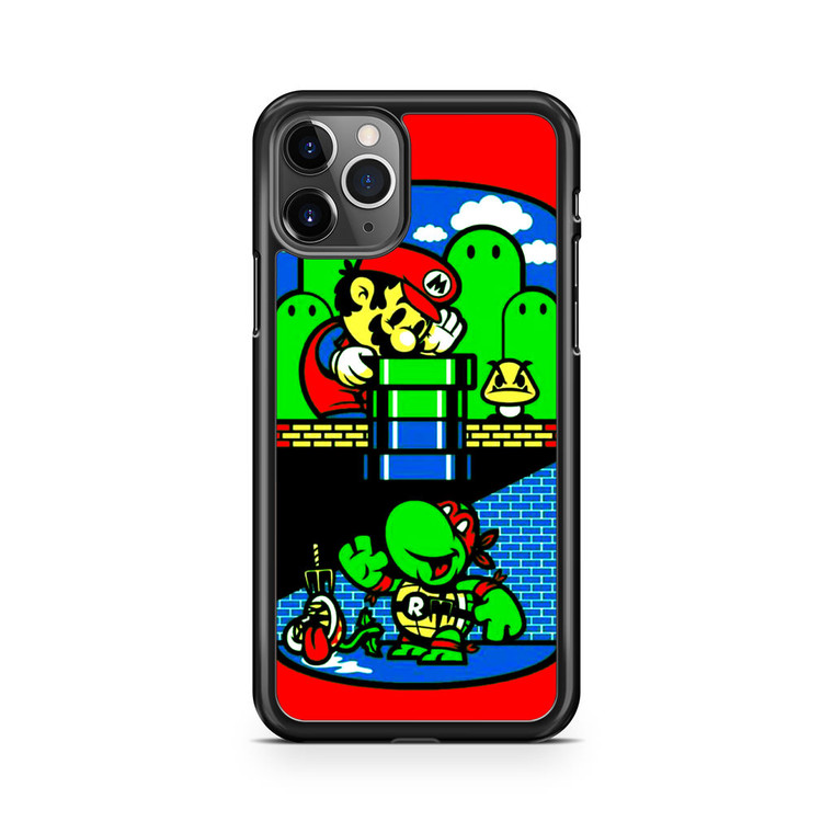 Super Mario Bros Help TMNT iPhone 11 Pro Case