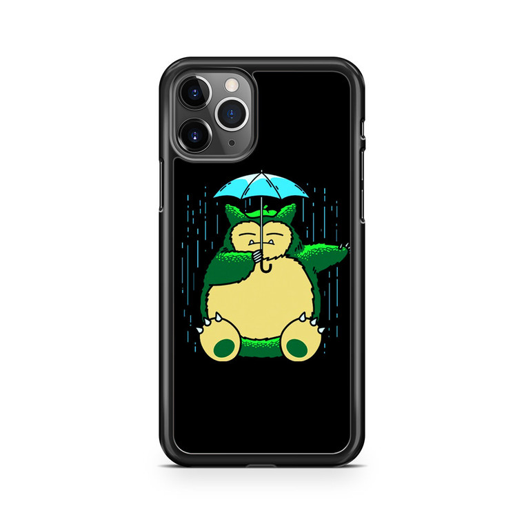 Cute Snorlax Umbrella iPhone 11 Pro Case