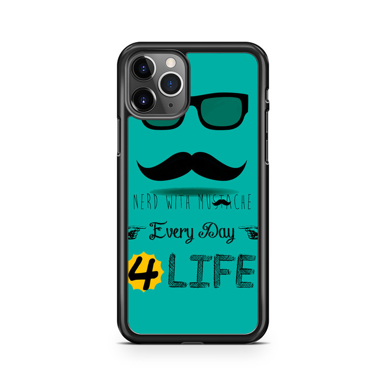 Nerd With Mustache iPhone 11 Pro Case