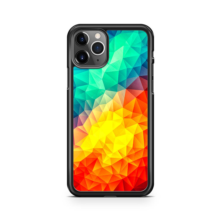 Abstract Multi Color Cubizm Painting iPhone 11 Pro Case