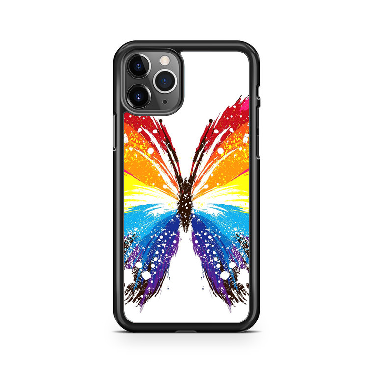 Butterfly Abstract Colorful iPhone 11 Pro Case