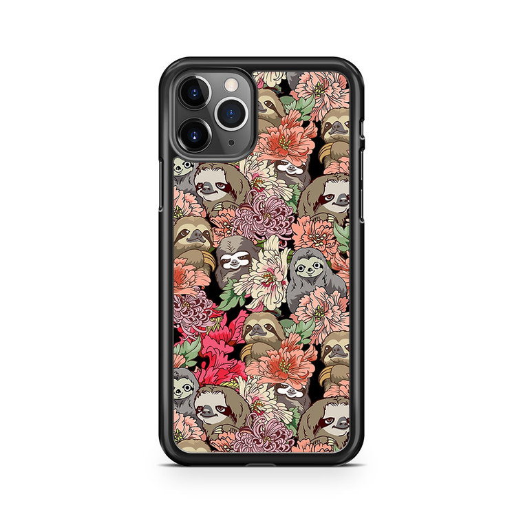 Because Sloth Flower iPhone 11 Pro Case