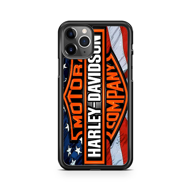 Harley Davidson Flag iPhone 11 Pro Case