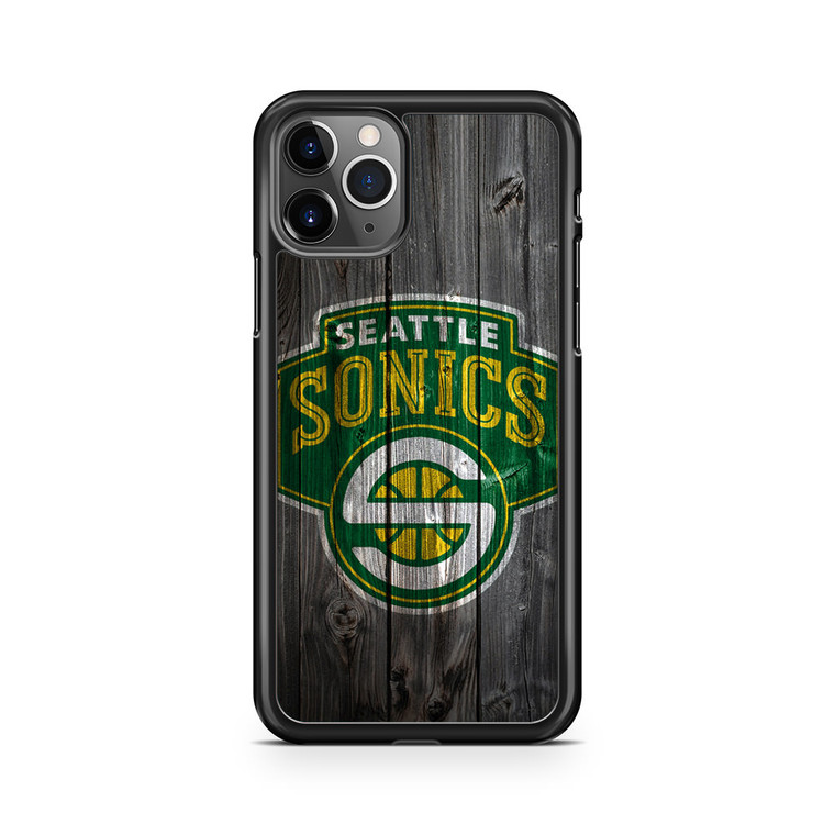 Seattle Sonics Wood iPhone 11 Pro Case